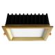 APLED - Lámpara empotrable LED SQUARE WOODLINE LED/12W/230V 3000K 17x17 cm pino madera maciza