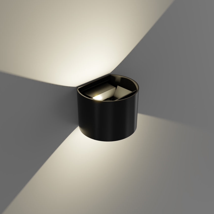 APLED - LED Aplique exterior OVAL 2xLED/3W/230V IP65