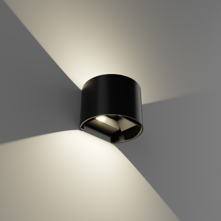 APLED - LED Aplique exterior OVAL 2xLED/3W/230V IP65