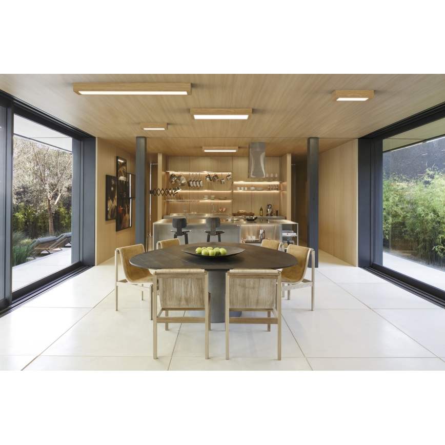 APLED - Panel LED de superficie QUADRA LED/40W/230V roble