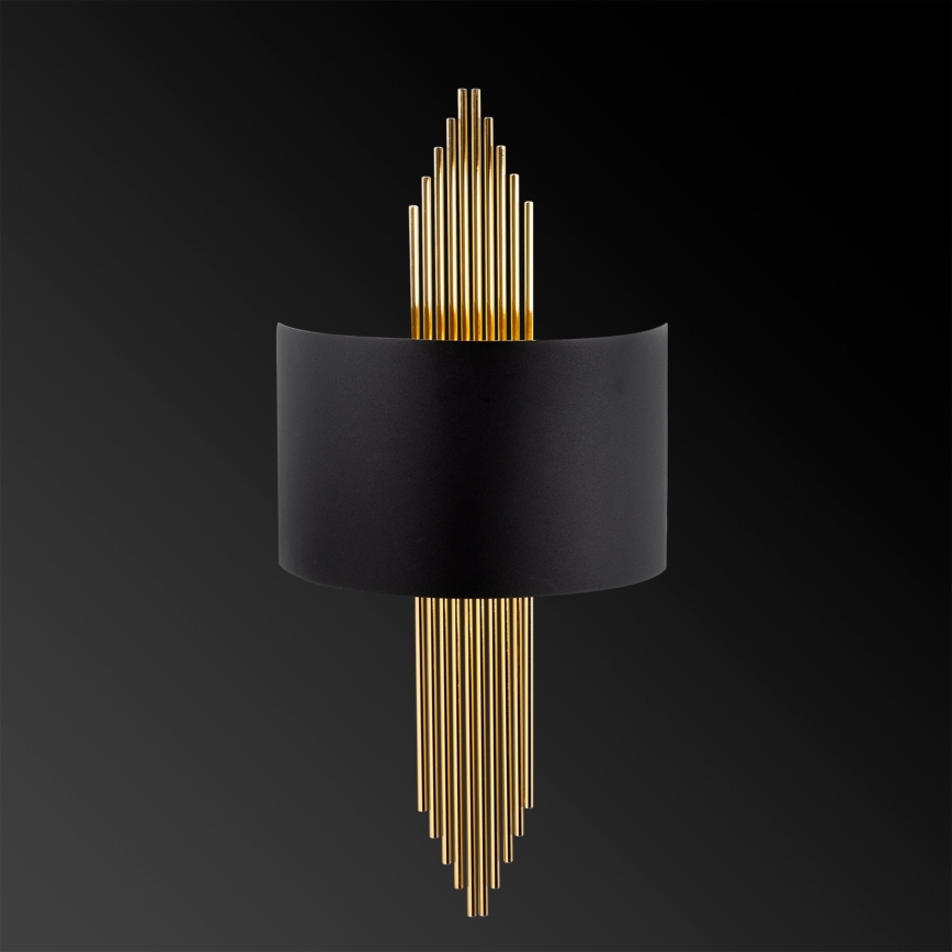 Aplique 1xE27/40W/230V dorado/negro