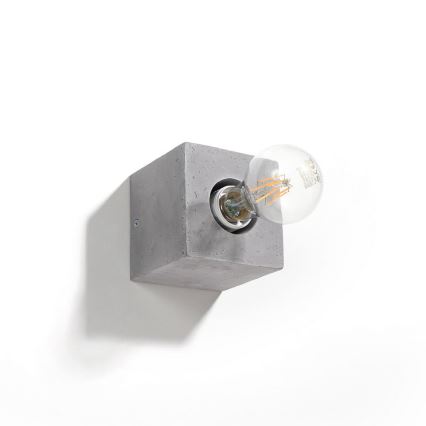 Aplique ABEL 1xE27/60W/230V concreto