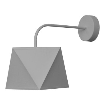 Aplique ADAMANT 1xE27/15W/230V gris
