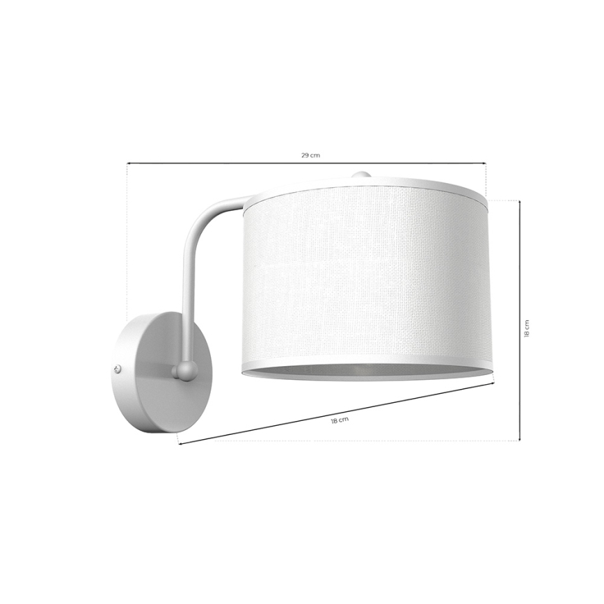 Aplique ALBION 1xE27/60W/230V
