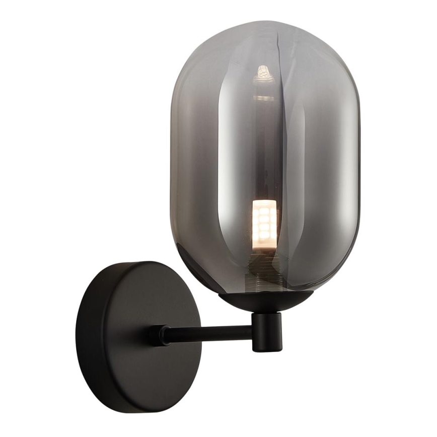 Aplique ALIAS 1xG9/8W/230V negro/gris