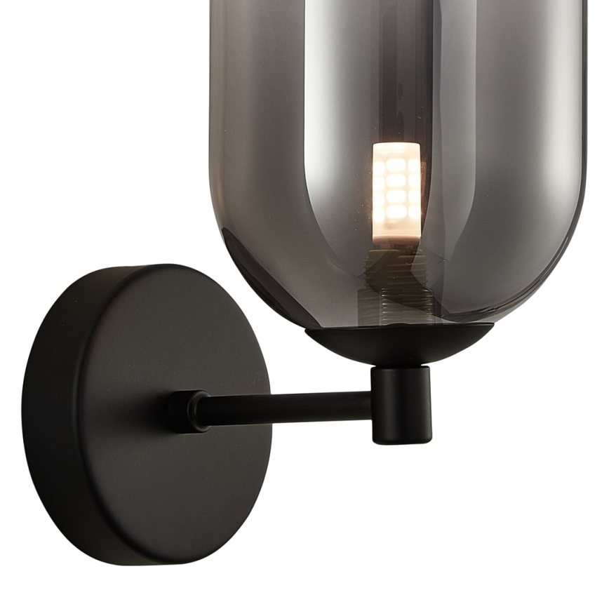 Aplique ALIAS 1xG9/8W/230V negro/gris