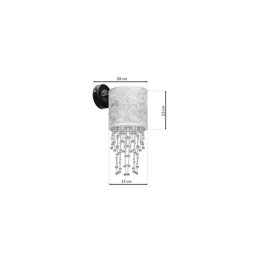Aplique ALMERIA 1xE27/60W/230V