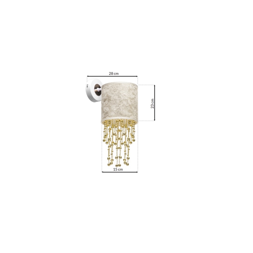 Aplique ALMERIA 1xE27/60W/230V