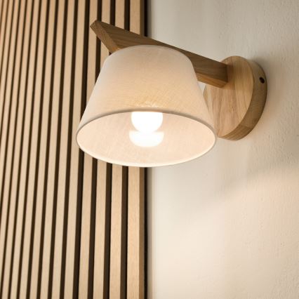 Aplique ANTONIO 1xE14/40W/230V roble