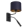 Aplique ARDEN 1xE27/60W+1xG9/8W/230V azul