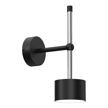 Aplique ARENA 1xGX53/11W/230V negro/cromo brillante