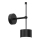 Aplique ARENA 1xGX53/11W/230V negro/cromo brillante