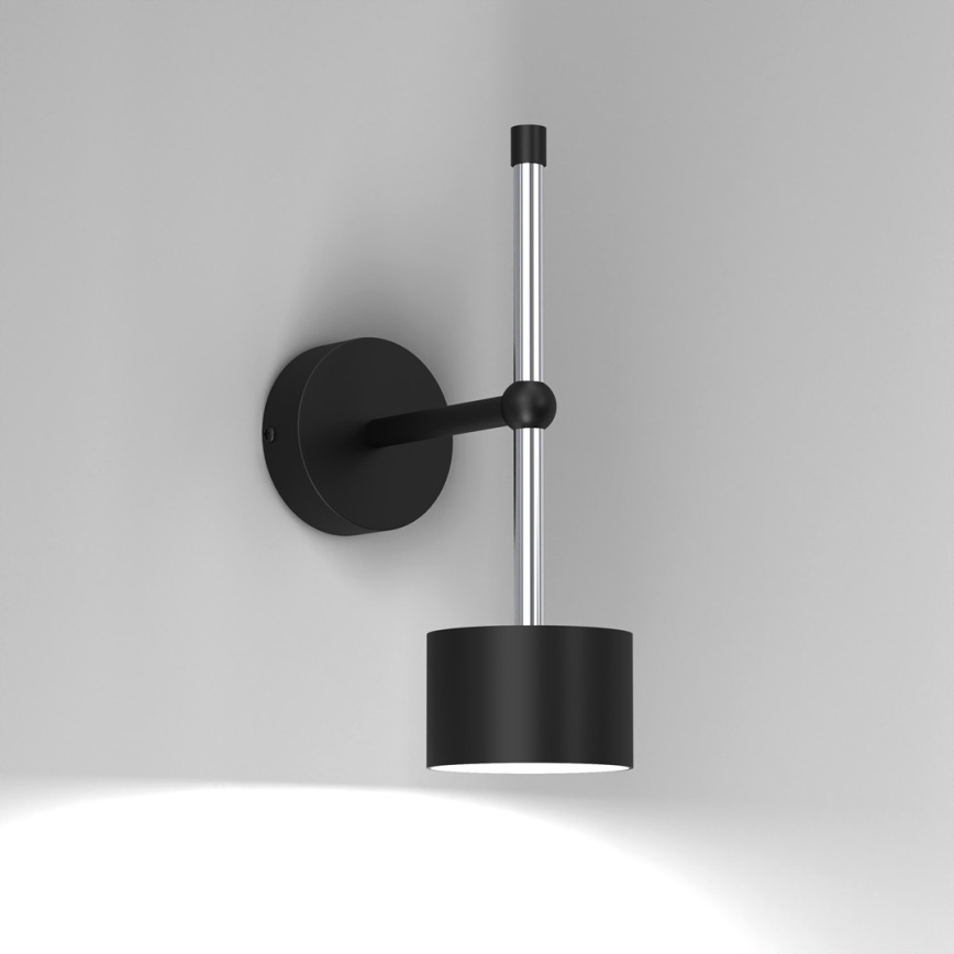 Aplique ARENA 1xGX53/11W/230V negro/cromo brillante