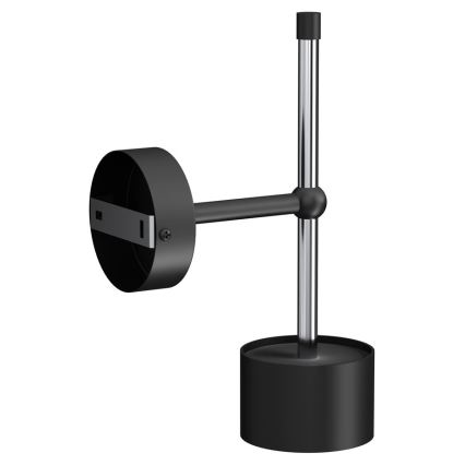 Aplique ARENA 1xGX53/11W/230V negro/cromo brillante