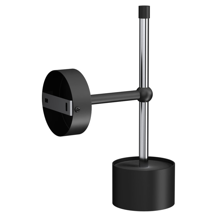 Aplique ARENA 1xGX53/11W/230V negro/cromo brillante