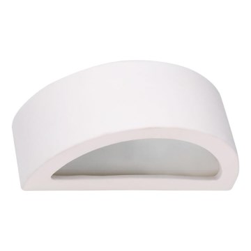 Aplique ATENA 1xE27/15W/230V 20 cm blanco