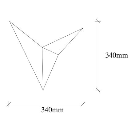 Aplique BIRD 1xG9/5W/230V blanco