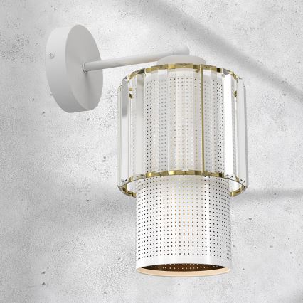Aplique BLANCO 1xE27/60W/230V blanco