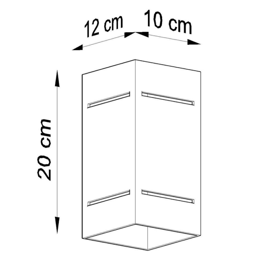 Aplique BLOCCO 1xG9/40W/230V