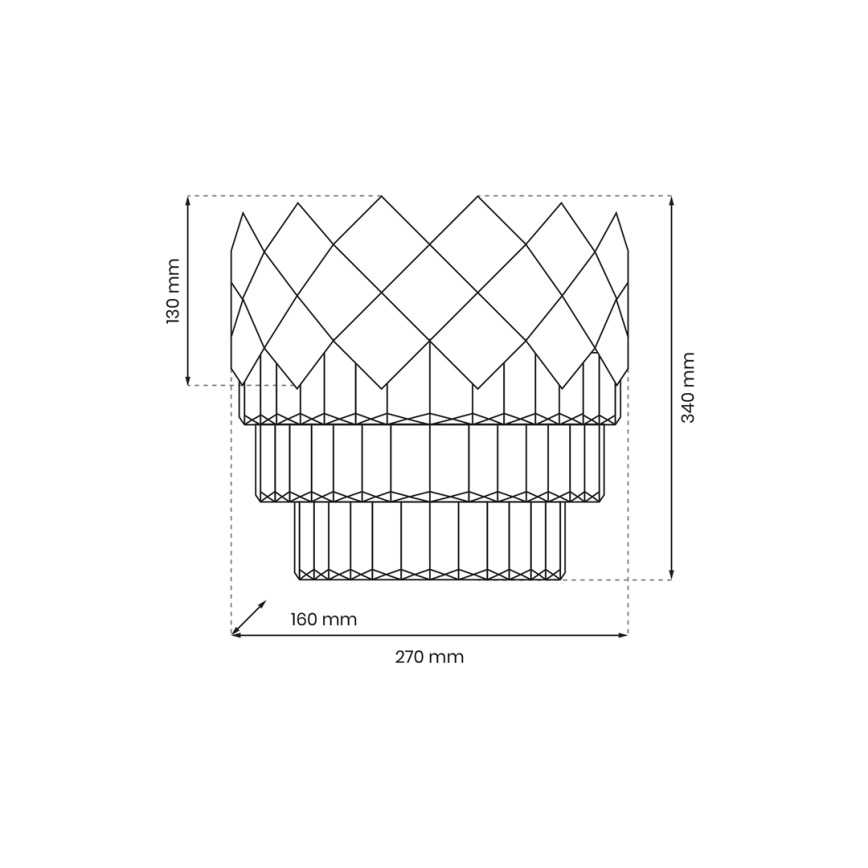 Aplique CARISMA 2xE14/40W/230V cromo brillante