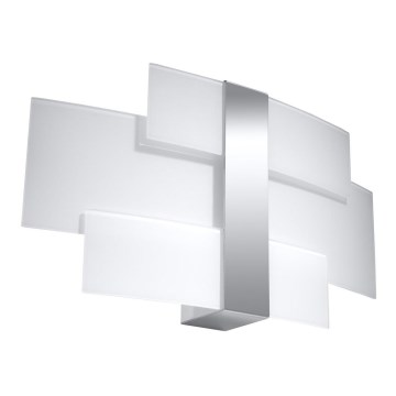 Aplique CELIA 2xG9/40W/230V cromo brillante/blanco