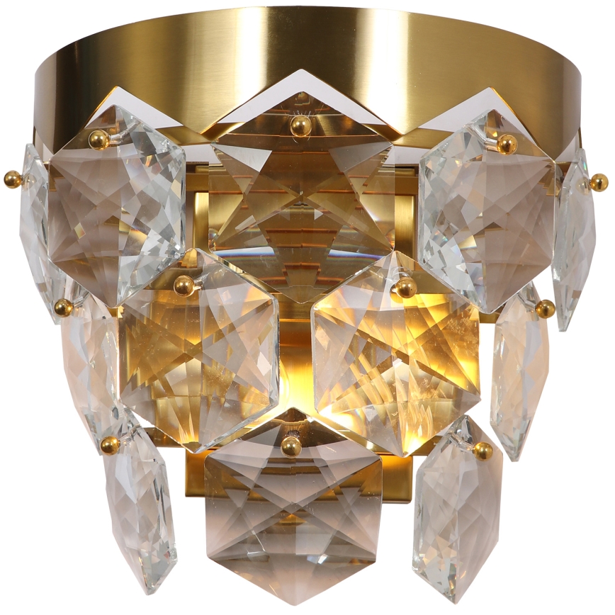 Aplique de cristal GRACE 2xE14/40W/230V dorado