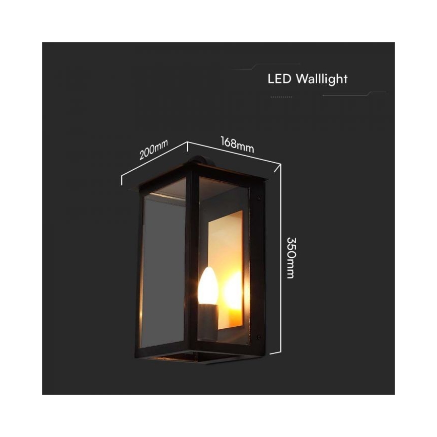 Aplique de exterior 1xE14/30W/230V IP65