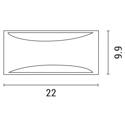 Aplique de exterior 1xE27/10W/230V IP54 negro