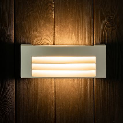 Aplique de exterior 1xE27/14W/230V IP54 gris