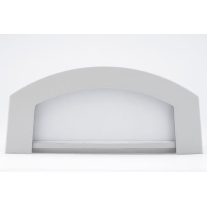 Aplique de exterior 1xE27/14W/230V IP54 gris