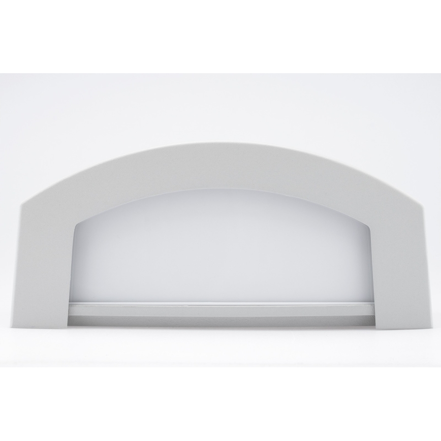 Aplique de exterior 1xE27/14W/230V IP54 gris