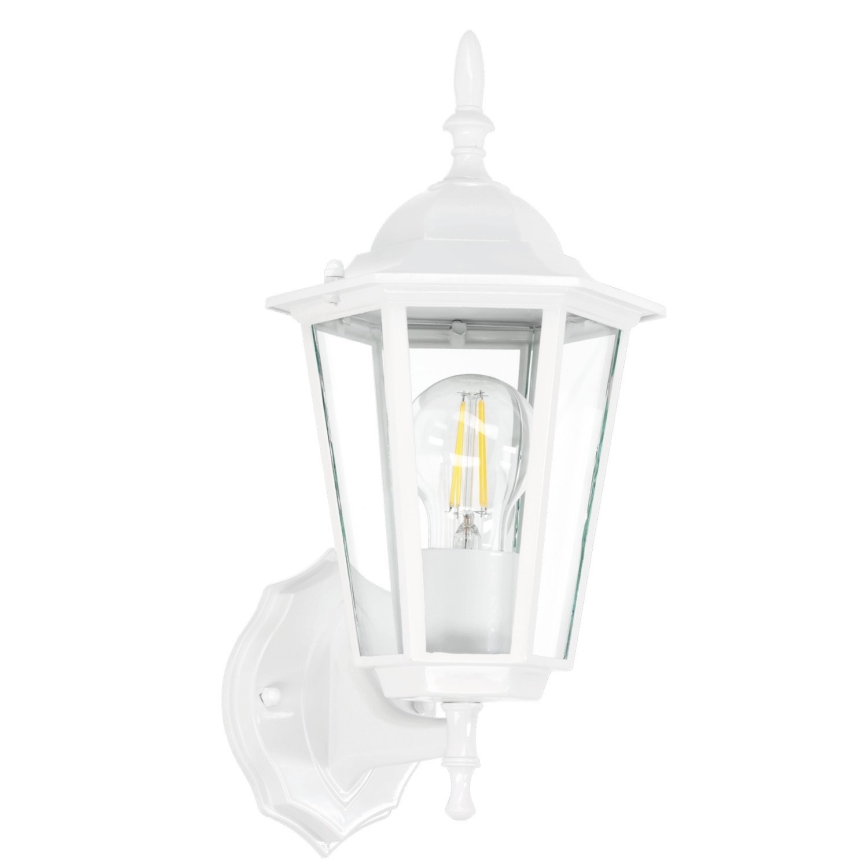 Aplique de exterior 1xE27/60W/230V IP44 blanco