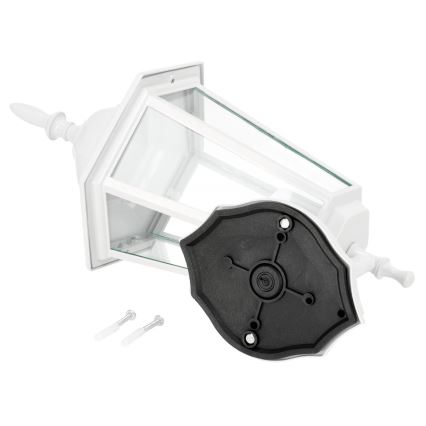 Aplique de exterior 1xE27/60W/230V IP44 blanco