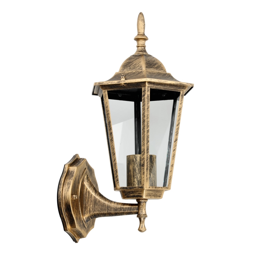 Aplique de exterior 1xE27/60W/230V IP44 dorado