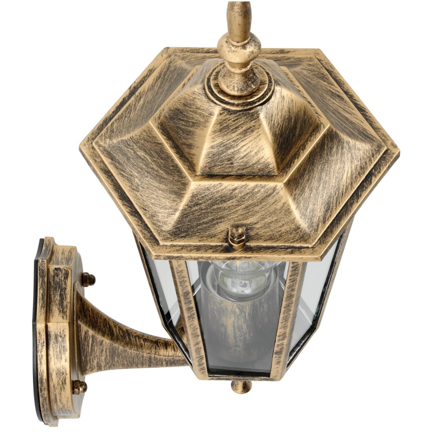 Aplique de exterior 1xE27/60W/230V IP44 dorado