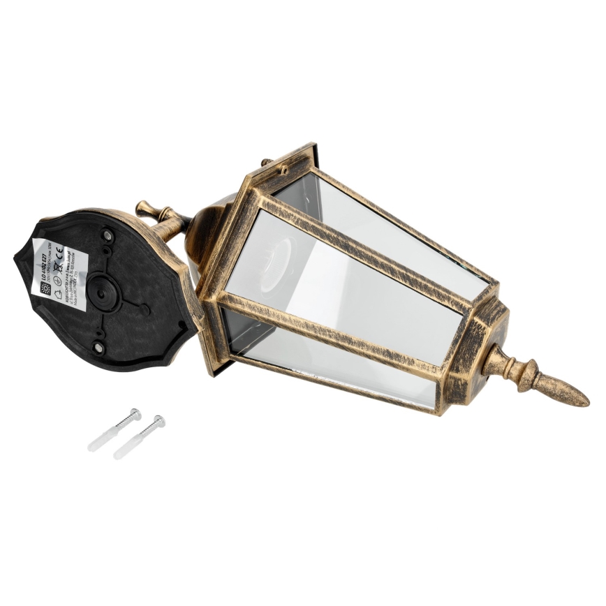 Aplique de exterior 1xE27/60W/230V IP44 dorado