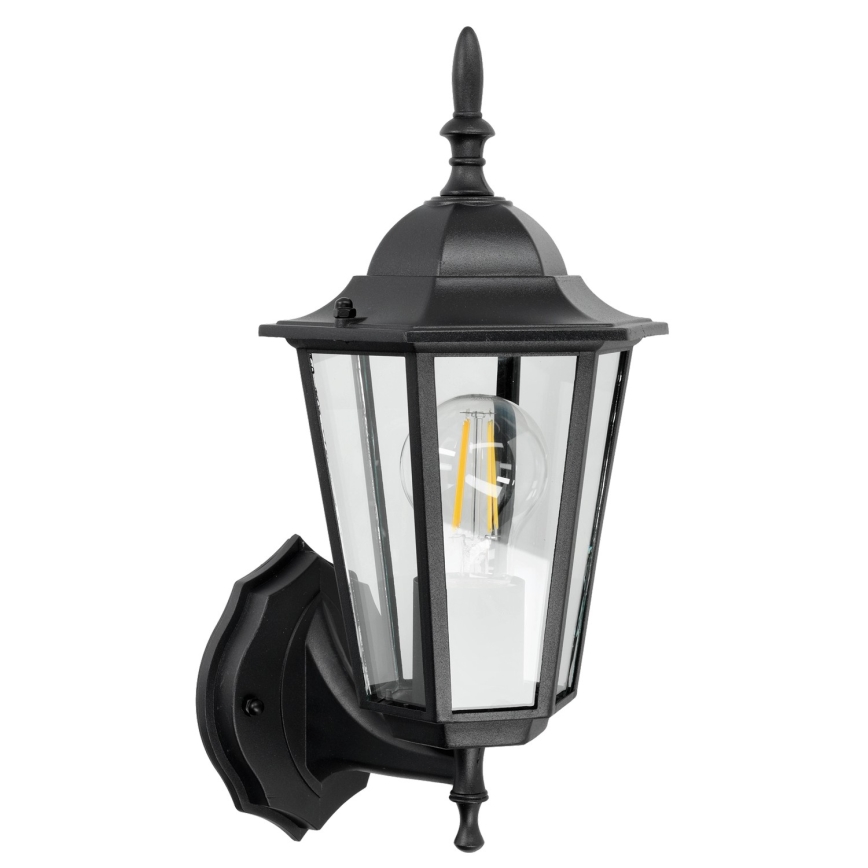 Aplique de exterior 1xE27/60W/230V IP44 negro