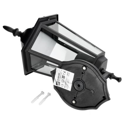 Aplique de exterior 1xE27/60W/230V IP44 negro