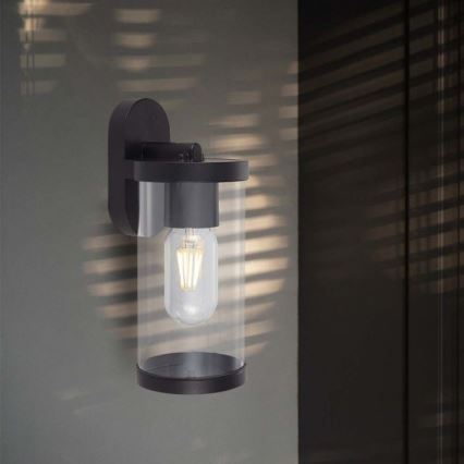 Aplique de exterior 1xE27/60W/230V IP44 negro
