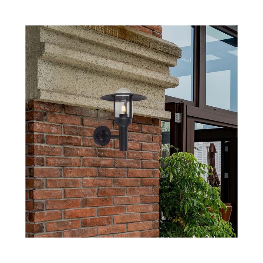 Aplique de exterior 1xE27/60W/230V IP44 negro