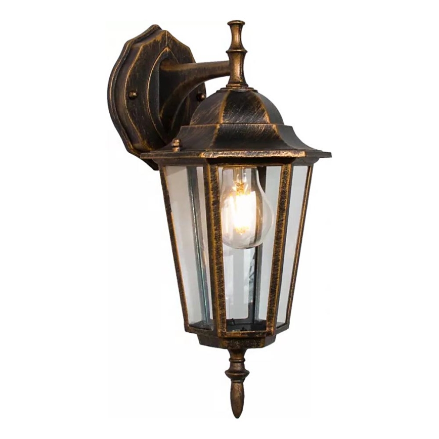 Aplique de exterior ARRAIA 1xE27/15W/230V IP44 pátina de bronce