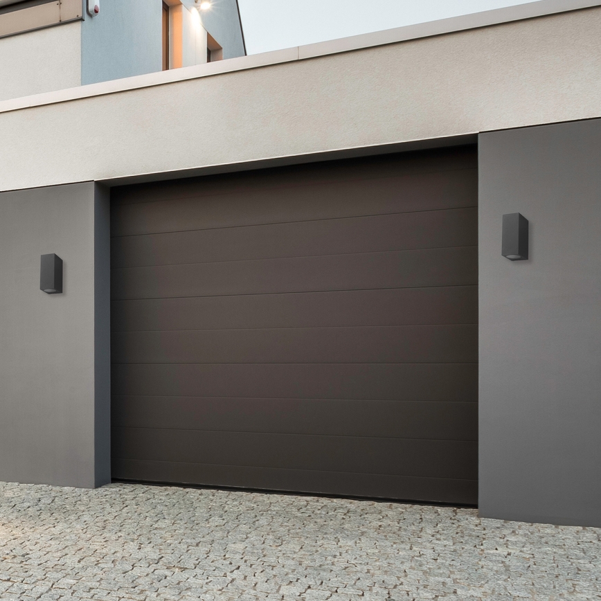 Aplique de exterior BOKA 2xGU10/60W/230V IP44 negro