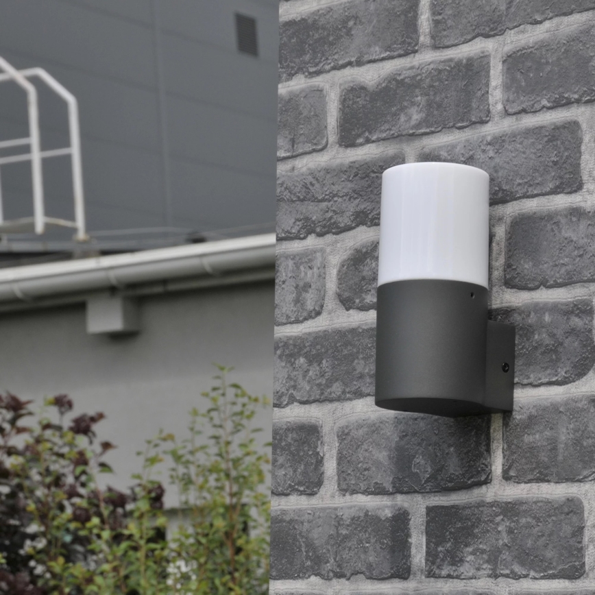 Aplique de exterior DALLAS 1xE27/12W/230V IP44 antracita