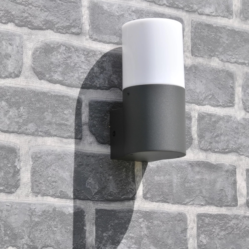 Aplique de exterior DALLAS 1xE27/12W/230V IP44 antracita