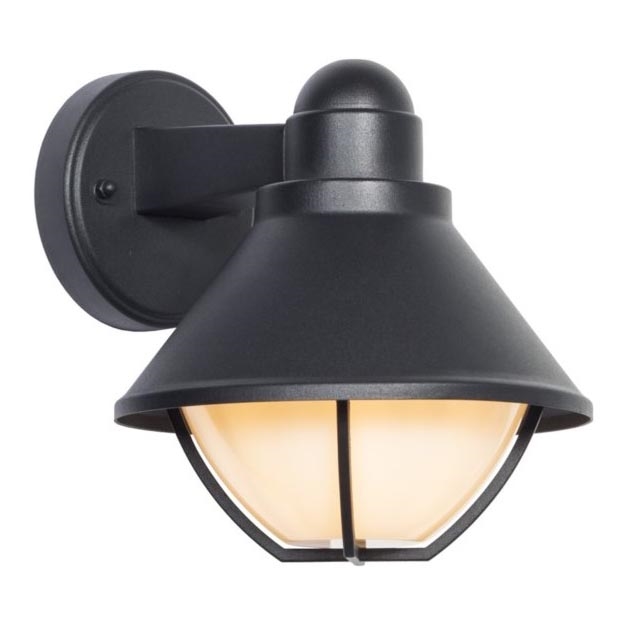 Aplique de exterior EDINA 1xE27/60W/230V IP44 negro