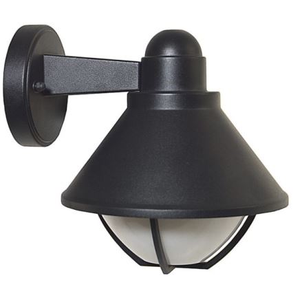 Aplique de exterior EDINA 1xE27/60W/230V IP44 negro