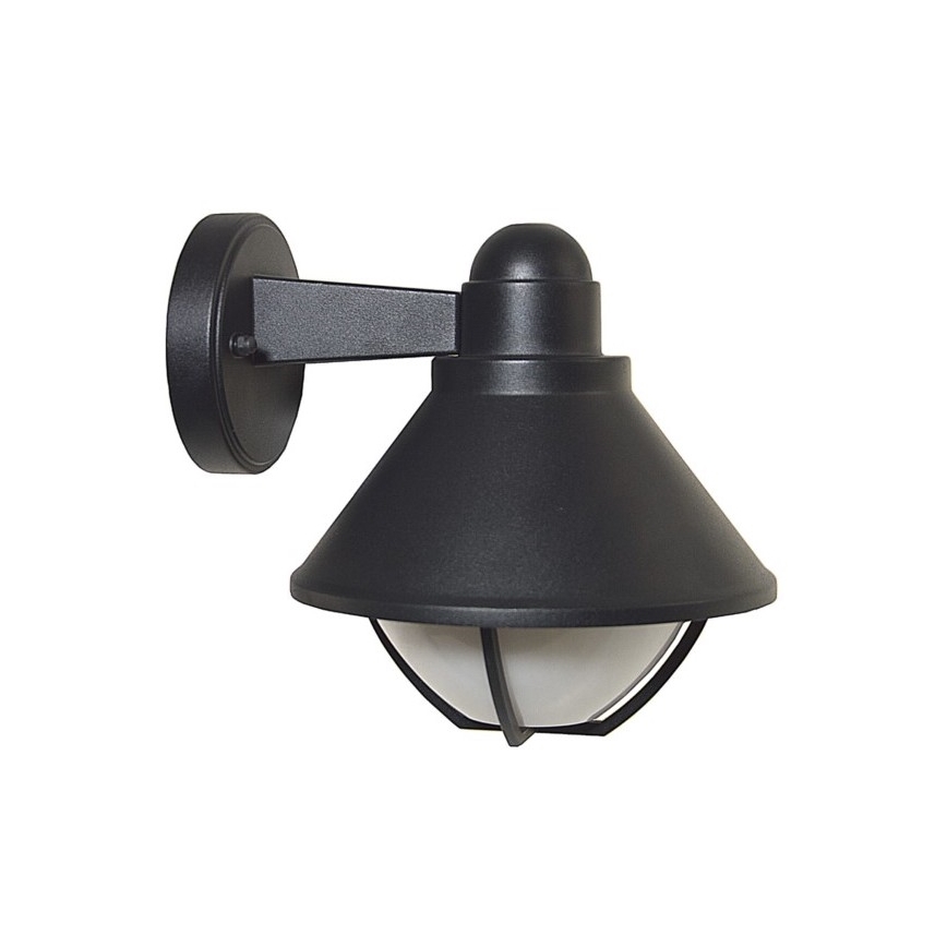 Aplique de exterior EDINA 1xE27/60W/230V IP44 negro