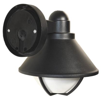 Aplique de exterior EDINA 1xE27/60W/230V IP44 negro