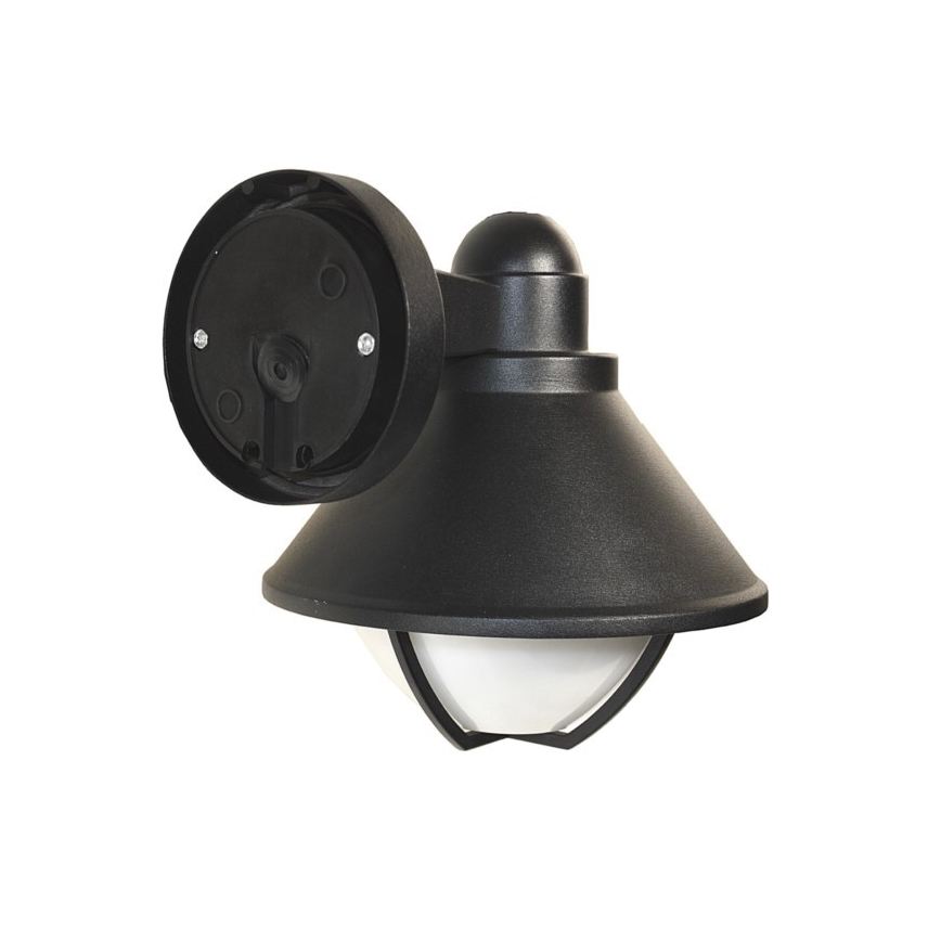 Aplique de exterior EDINA 1xE27/60W/230V IP44 negro