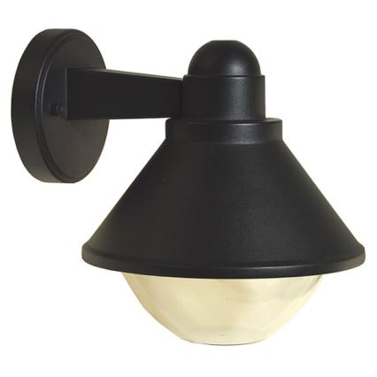 Aplique de exterior ELGIN 1xE27/60W/230V IP44 negro